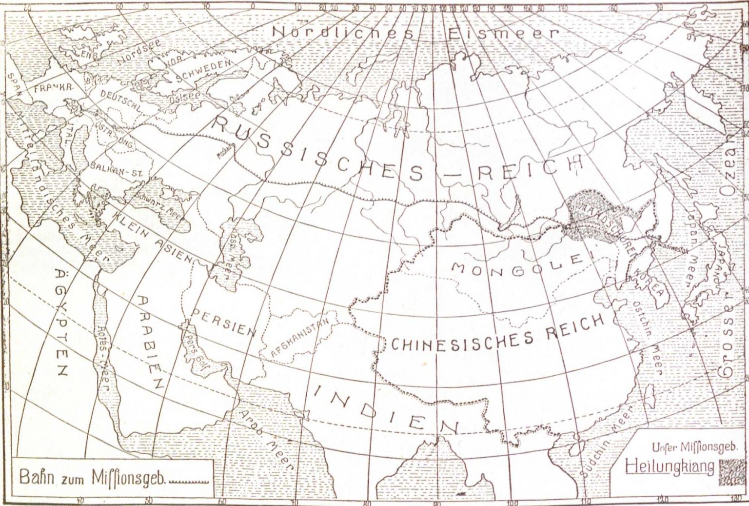 La Mandchourie contexte et voyage de la première mission Étoile de