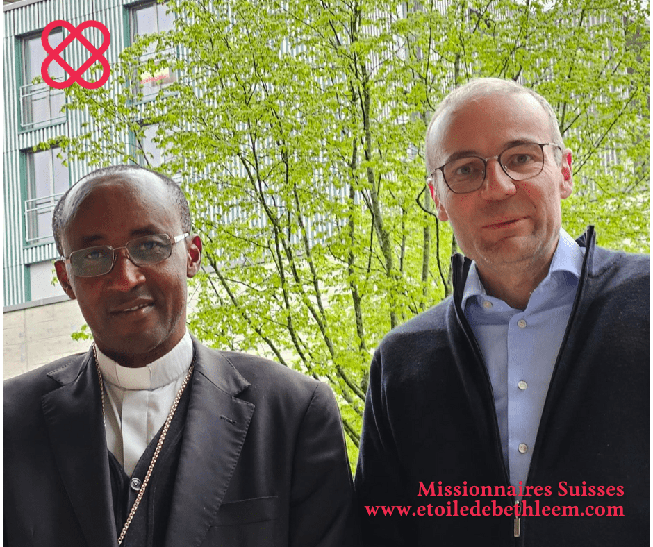 Mgr Édouard, évêque de Cyangugu, a visité les Missionnaires de Bethléem en Suisse