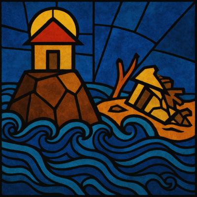 Fonder sur le roc: le solide dans la perspective de Jésus