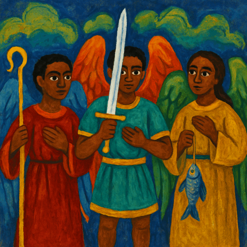 Saints Archanges : messagers de la lumière et combattants du Royaume